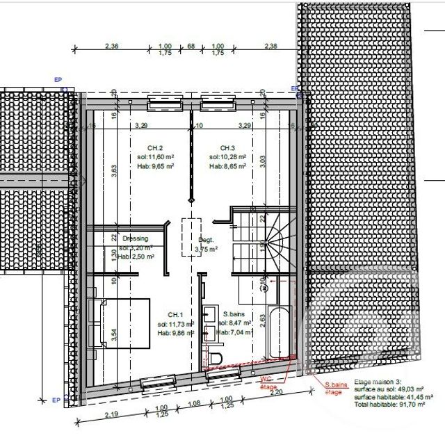 maison à vendre - 4 pièces - 91.7 m2 - VALFF - 67 - ALSACE - Century 21 Kayser Immobilier